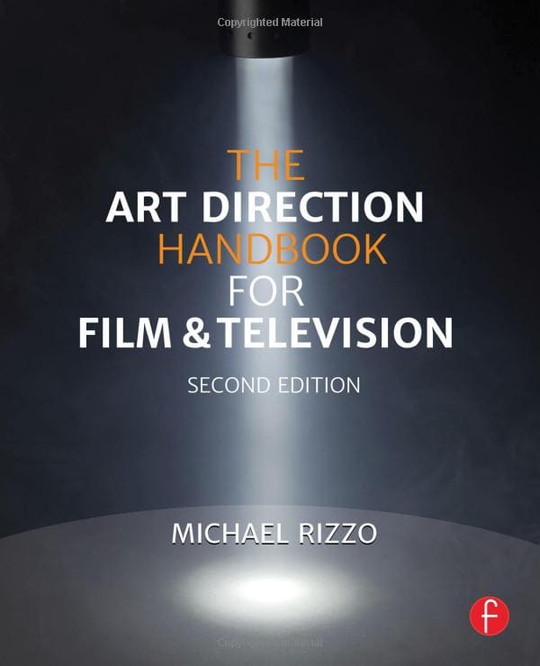 a book cover of the art direction and direction of the film