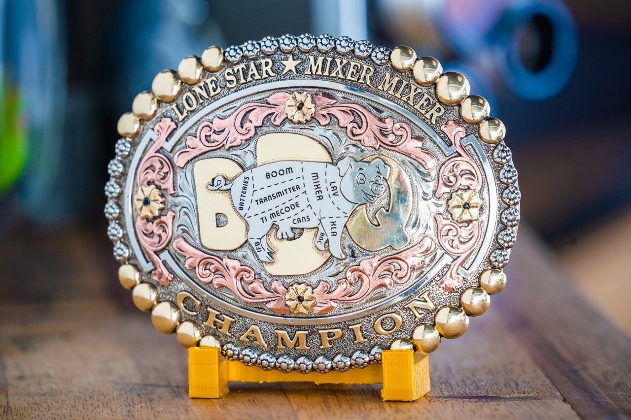 bbq competition belt buckle