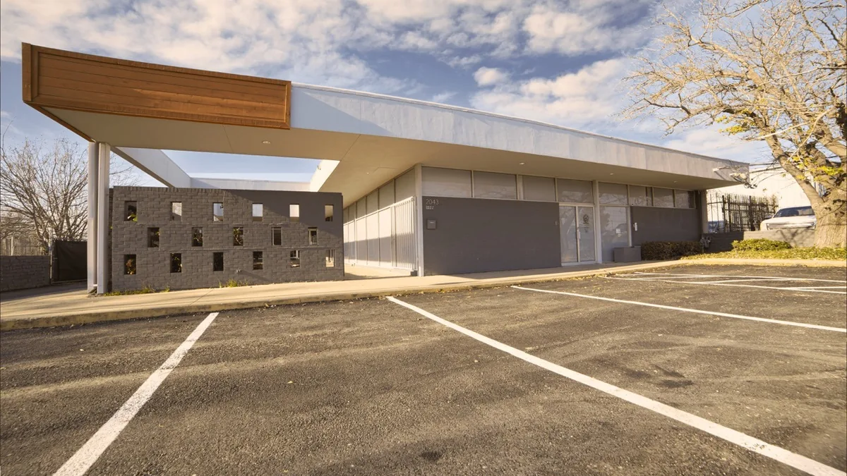 Vandelay Sound Exports office exterior in Dallas