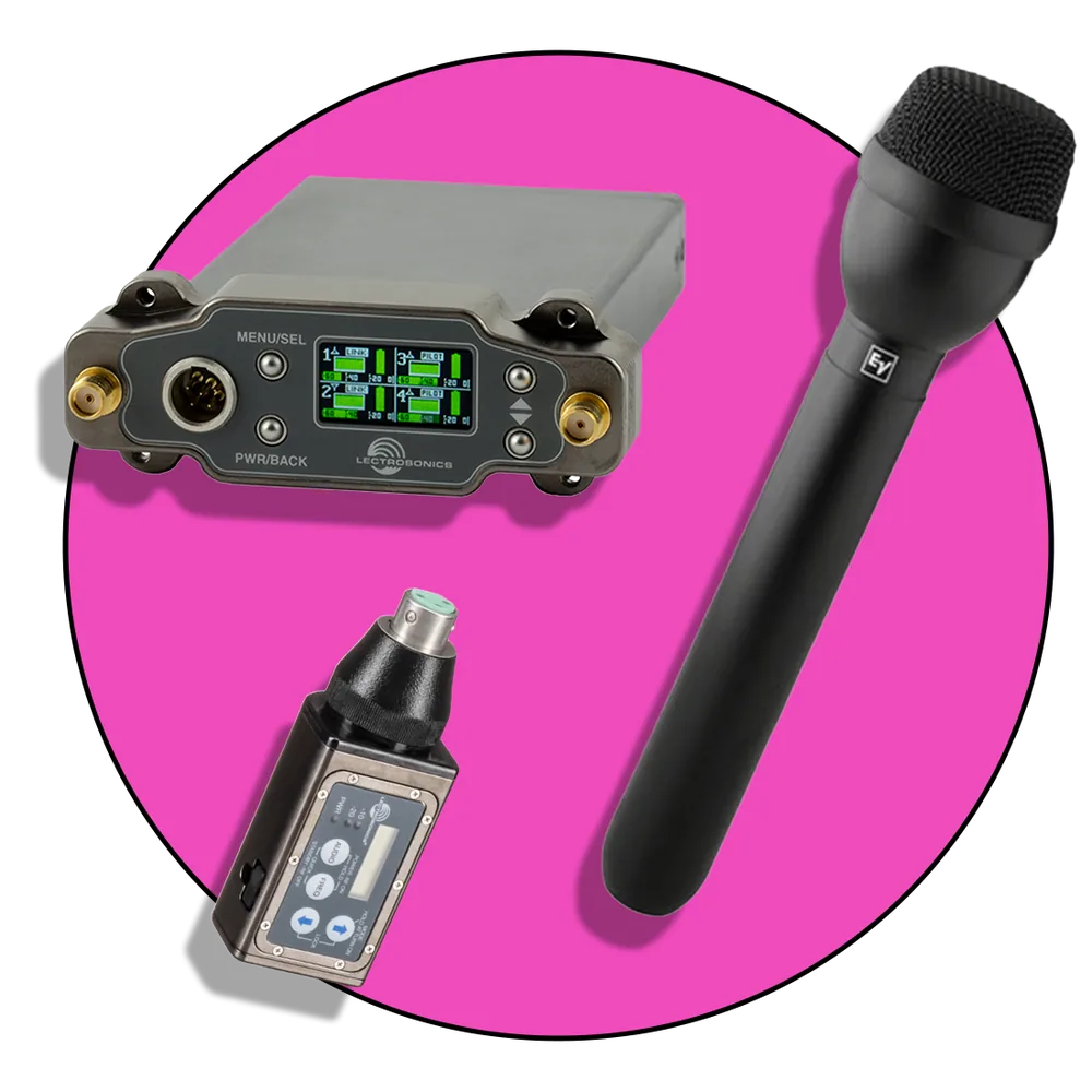 Lectrosonics Wireless Stick Mic Kit