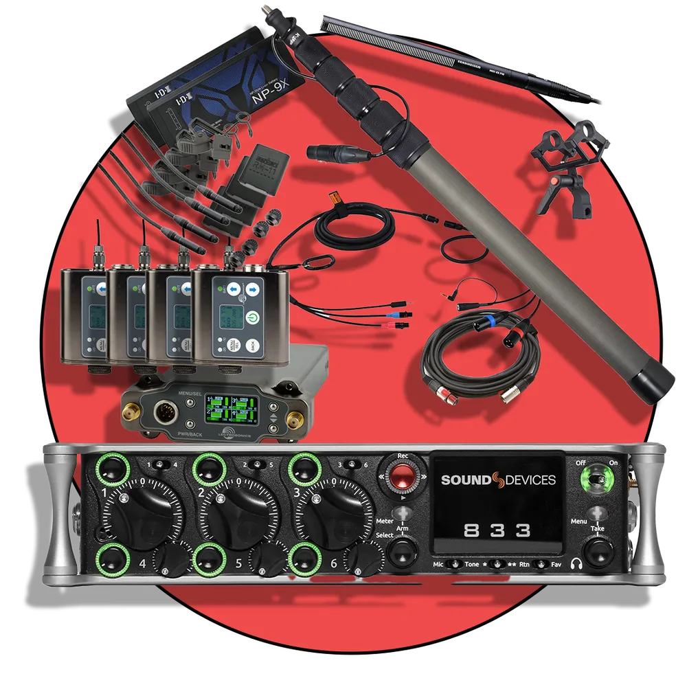 Sound Devices 833, 4-channel Kit