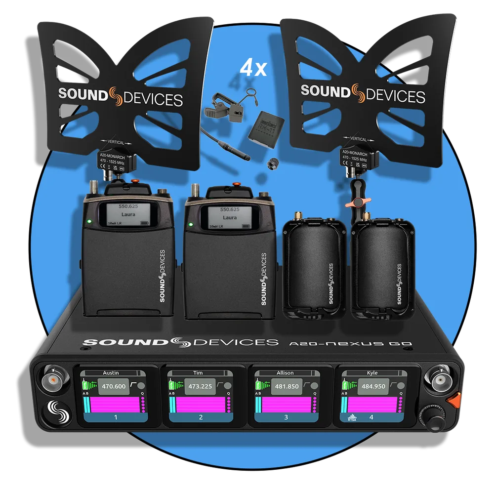 Sound Devices Digital Wireless 4-ch Nexus Go Kit